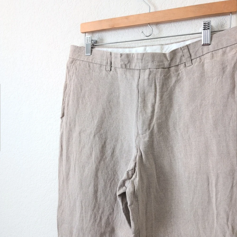 Rawganique Mens Hemp Trousers Tan Straight‎ Leg Eco-Friendly Pants Organic 36x33